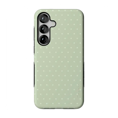 On the Dot | Green Polka Dot Case