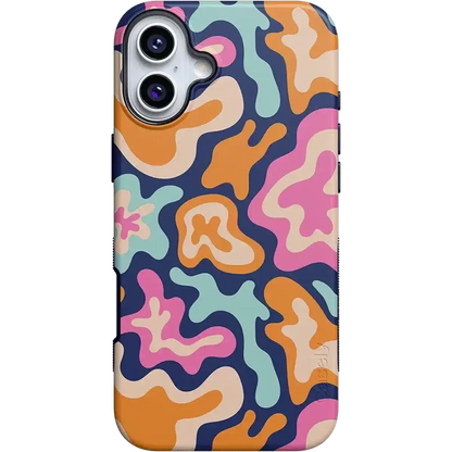 Midnight Color Splash | Abstract Retro Case