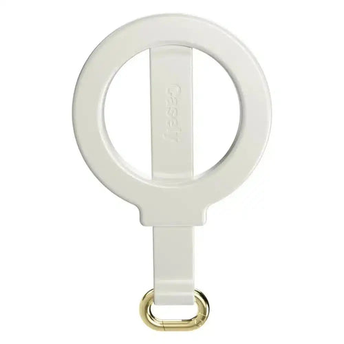MagRing+ | Bone White Magnetic Adjustable Phone Ring with Keychain