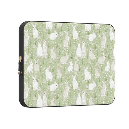 Hop to it | Green Bunny Laptop Case