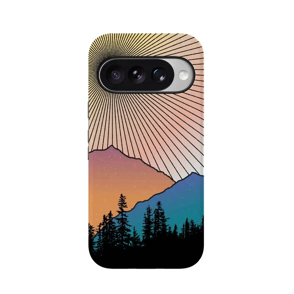 Golden Hour | Mountain Sunset Google Pixel Case