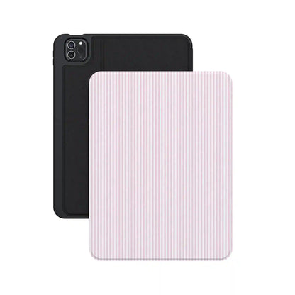 Stripes and the City | Light Pink Pinstripe iPad Case