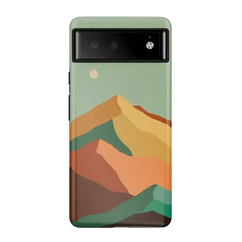 Endless Peaks | Colorblock Mountain Google Pixel Case