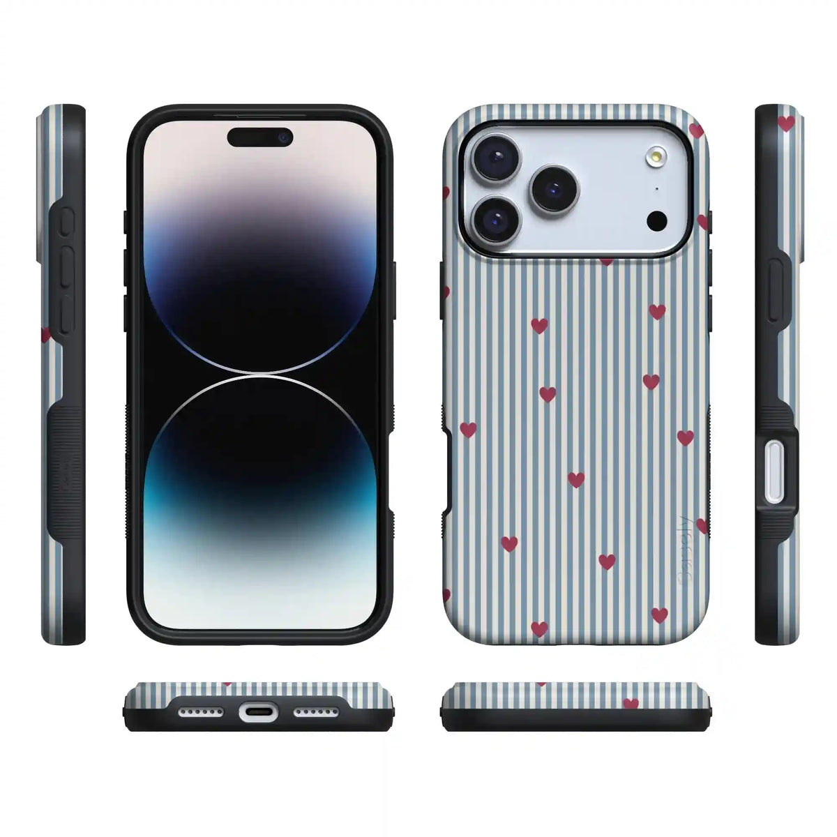 Love Lines | Blue Stripes Case