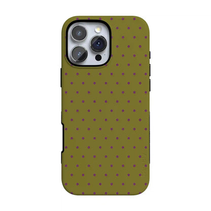 On the Dot | Moss & Plum Dots Case