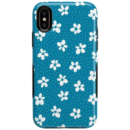 Flower My World | Ocean Blue Floral Case