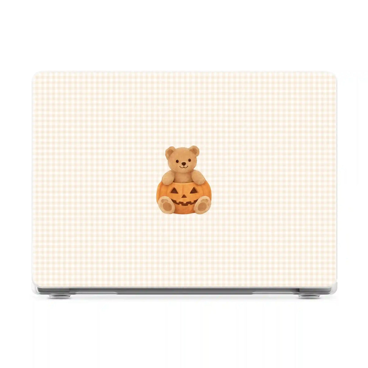 Teddy Boo | Gingham Bear Laptop Shell