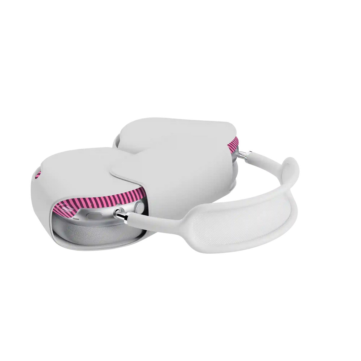 Stripes and the City | Pink & Purple Pinstripe AirPods Max Case