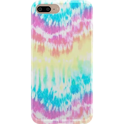 Wild & Free | Classic Rainbow Tie Dye iPhone Case