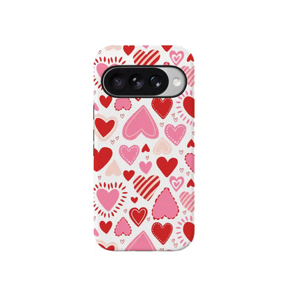 Love Struck | Heart Stickers Case