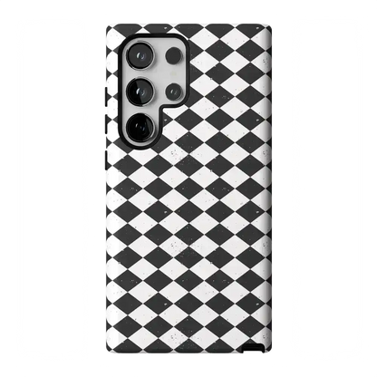 Salem's Hex | Black & White Checkered Case