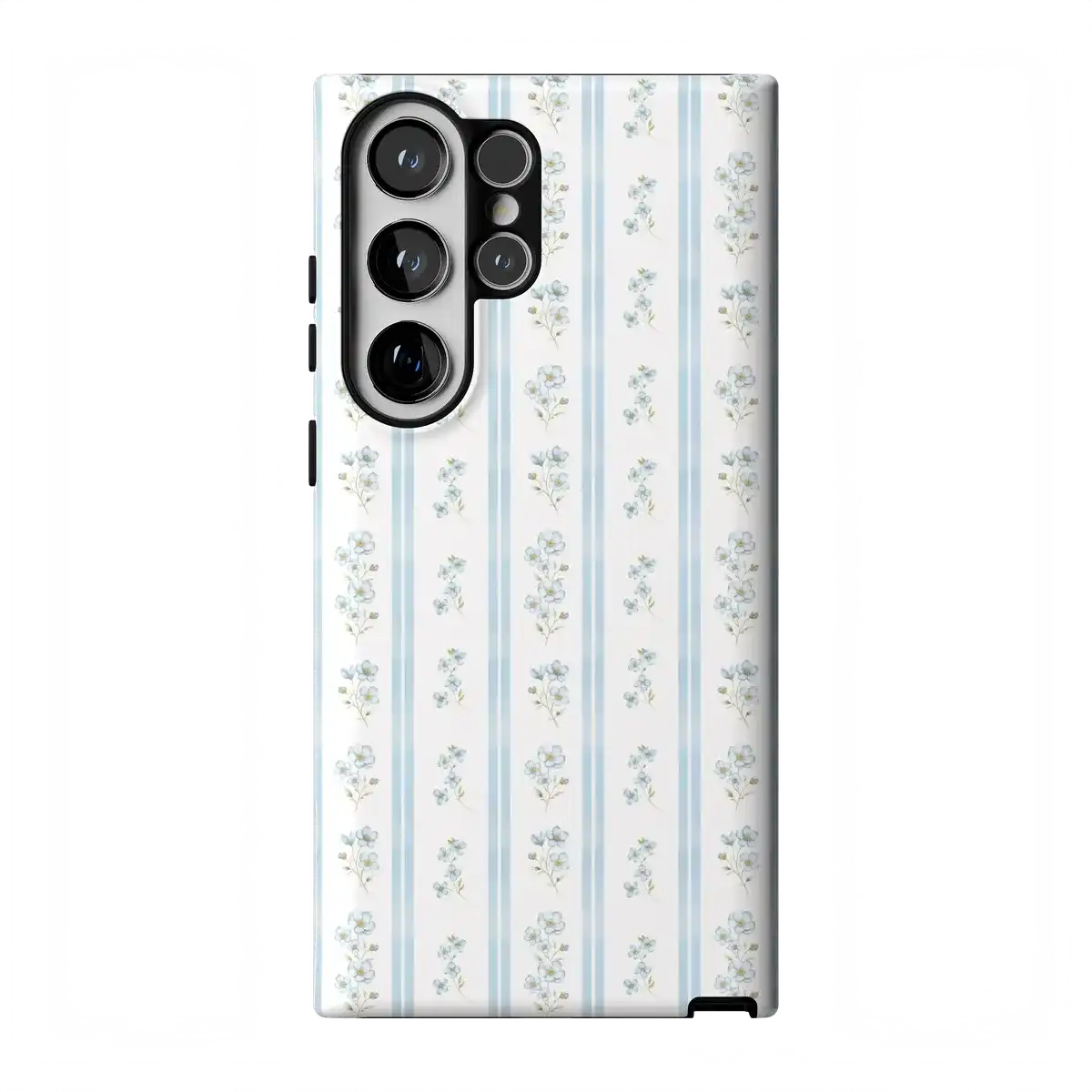 Cottage Stripe | Blue Floral Case
