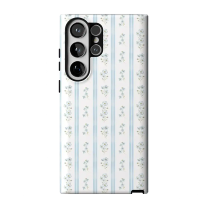 Cottage Stripe | Blue Floral Case