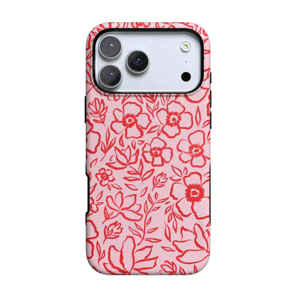 Blush Garden | Floral Doodle Case