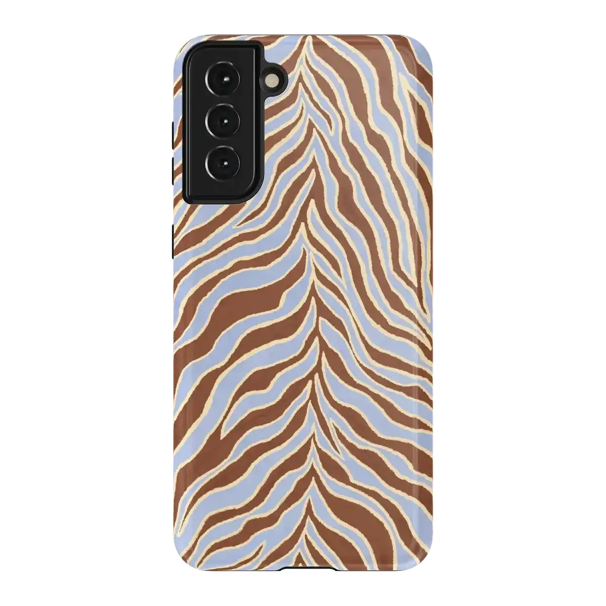 Untamed | Brown & Blue Zebra Case