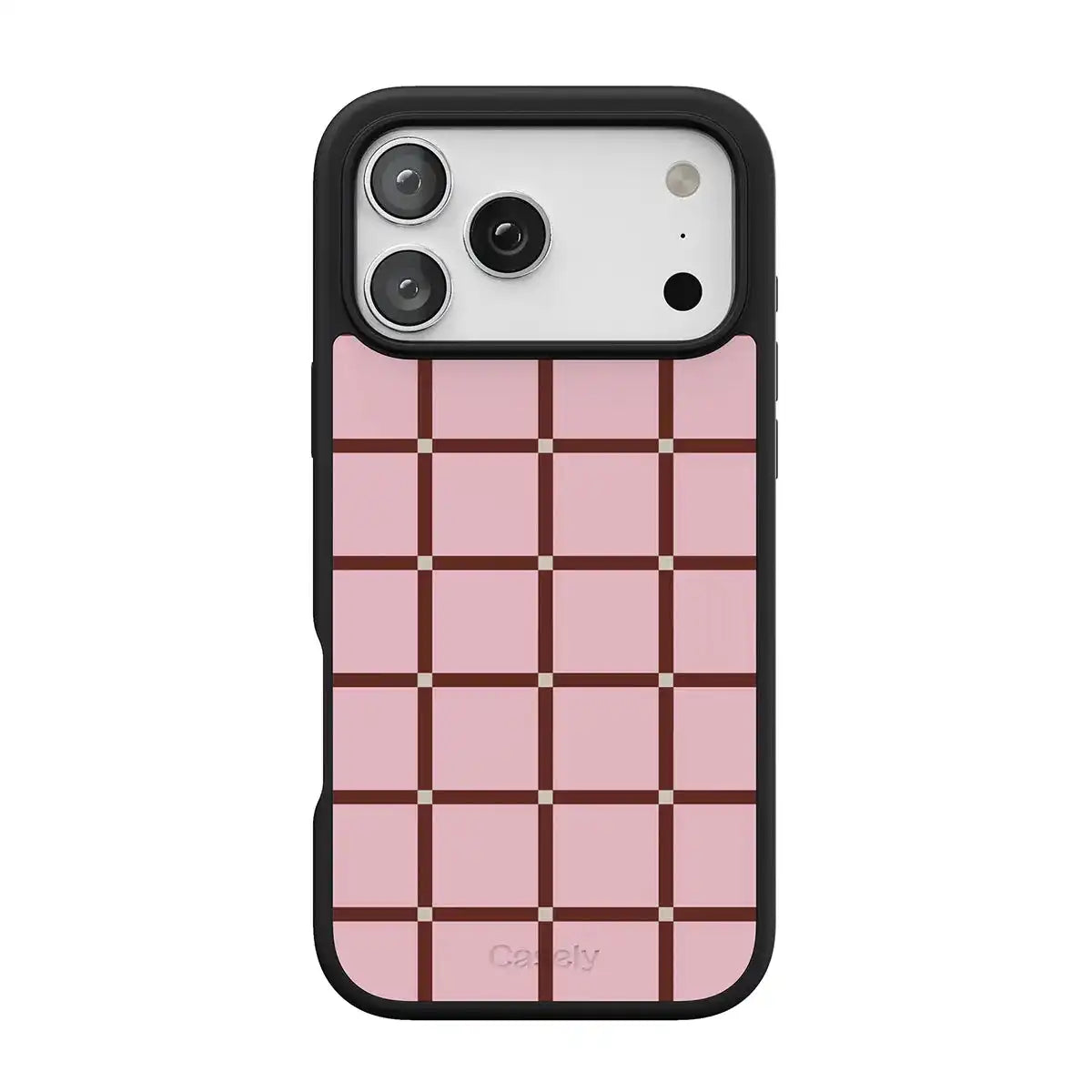Uptown Gridlock | Pink Checkerboard Case