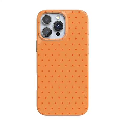 On the Dot | Orange Polka Dot Case