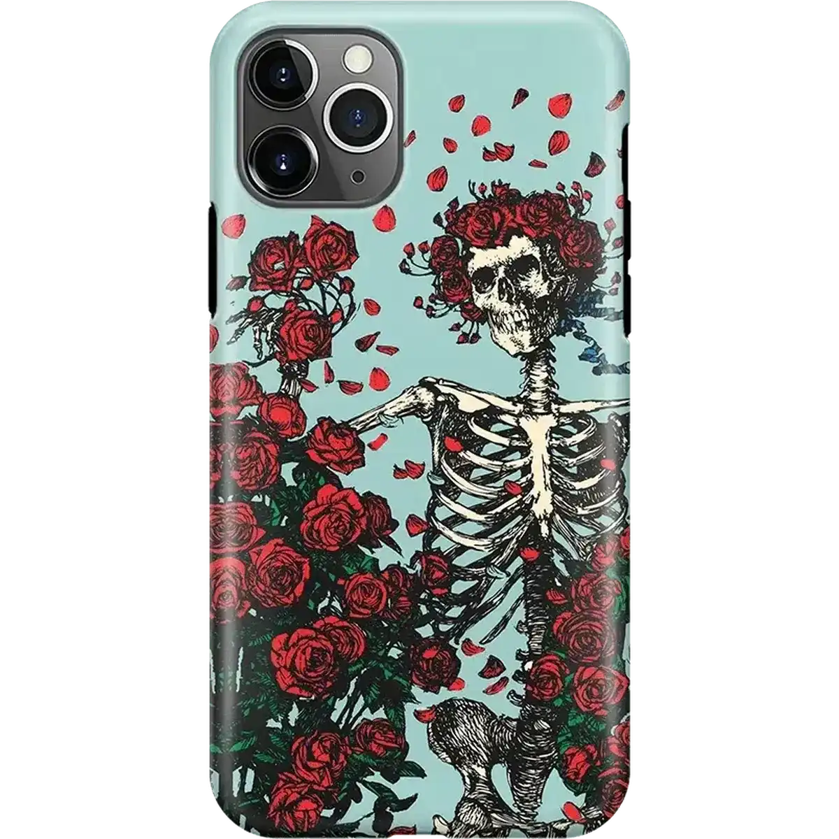 Forever Grateful | Grateful Dead Skeleton Floral Case