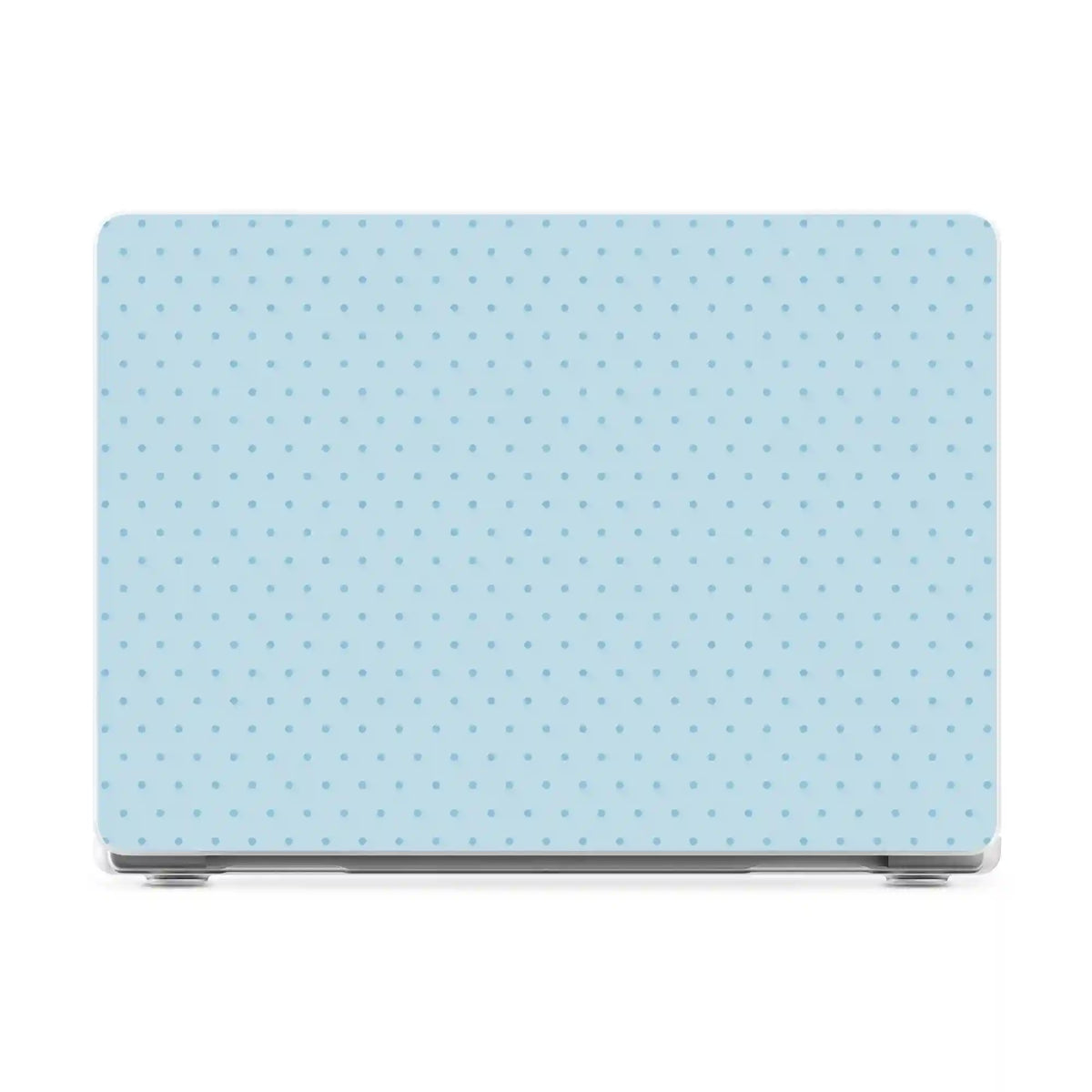On the Dot | Blue Monochrome Polka Dot Laptop Shell