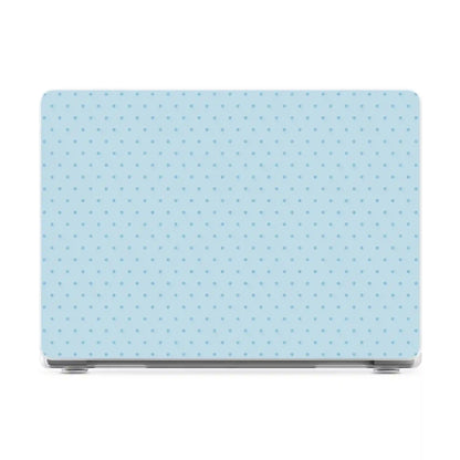 On the Dot | Blue Monochrome Polka Dot Laptop Shell
