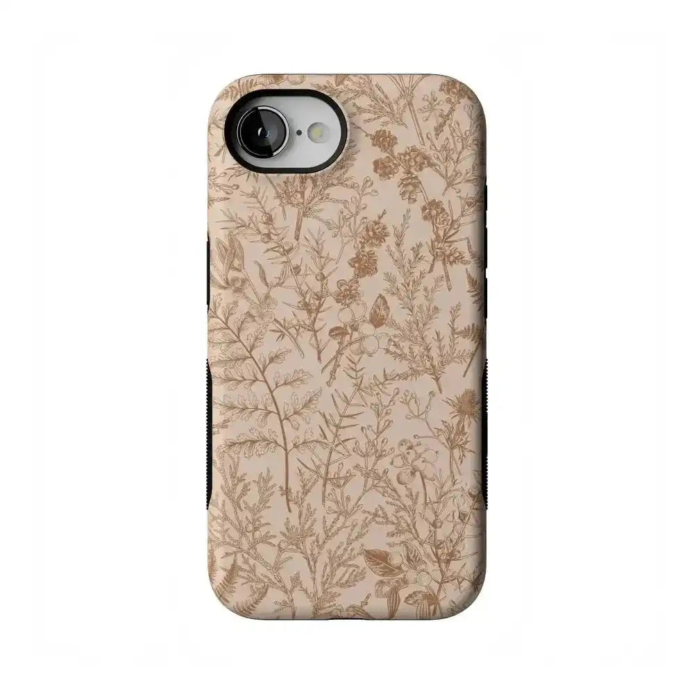 Beige Garden | Neutral Floral Case