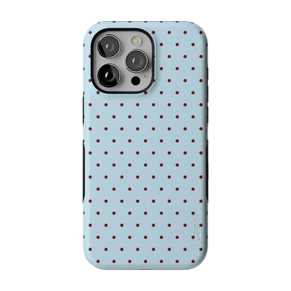 On the Dot | Blue Polka Dot Case