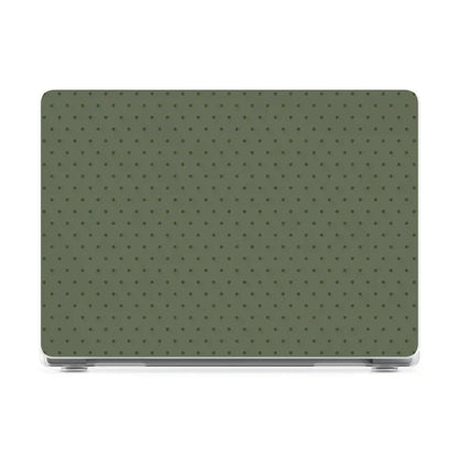 On the Dot | Olive Green Polka Dot Laptop Shell