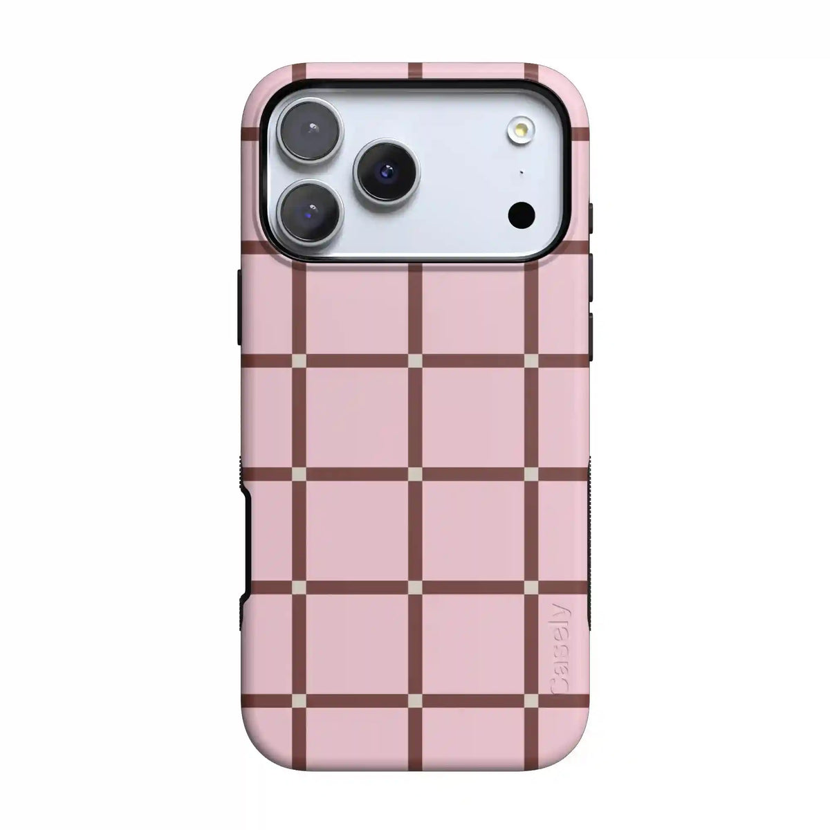 Uptown Gridlock | Pink Checkerboard Case