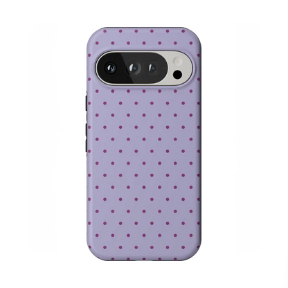 On the Dot | Purple & Plum Polka Dot Case