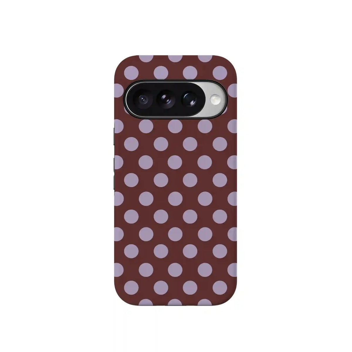 Spotted in SoHo | Burgundy Polka Dot Case