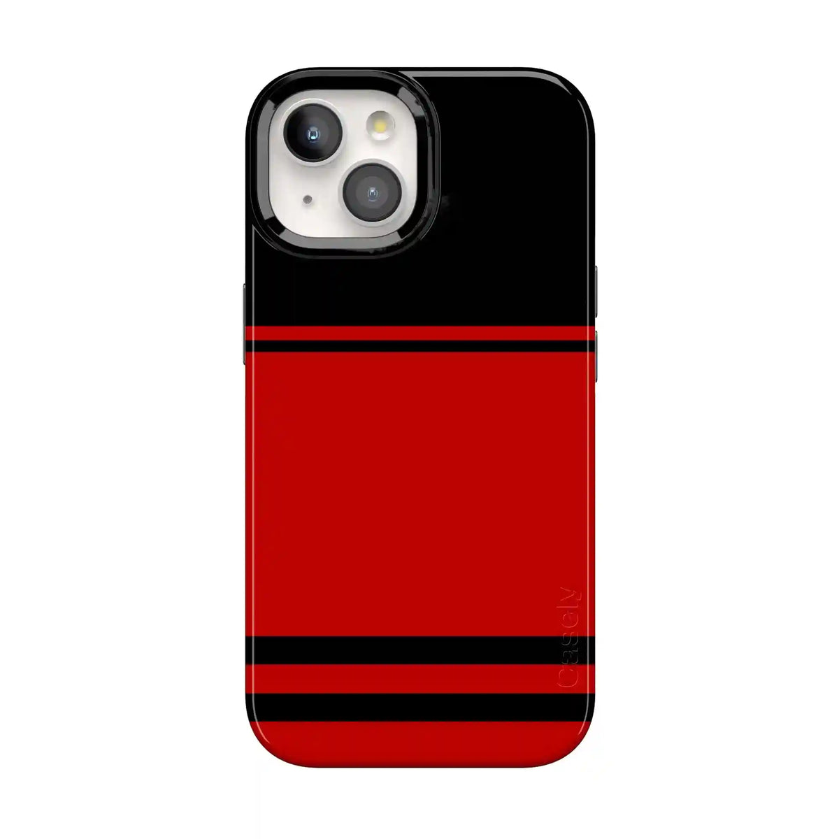 Storm Warning | Black & Red Stripes Case