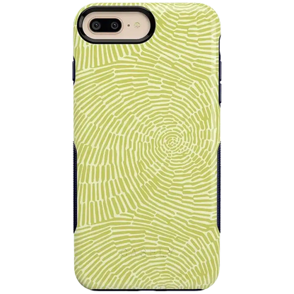 Swirl Away | Tea Green Geometric Case