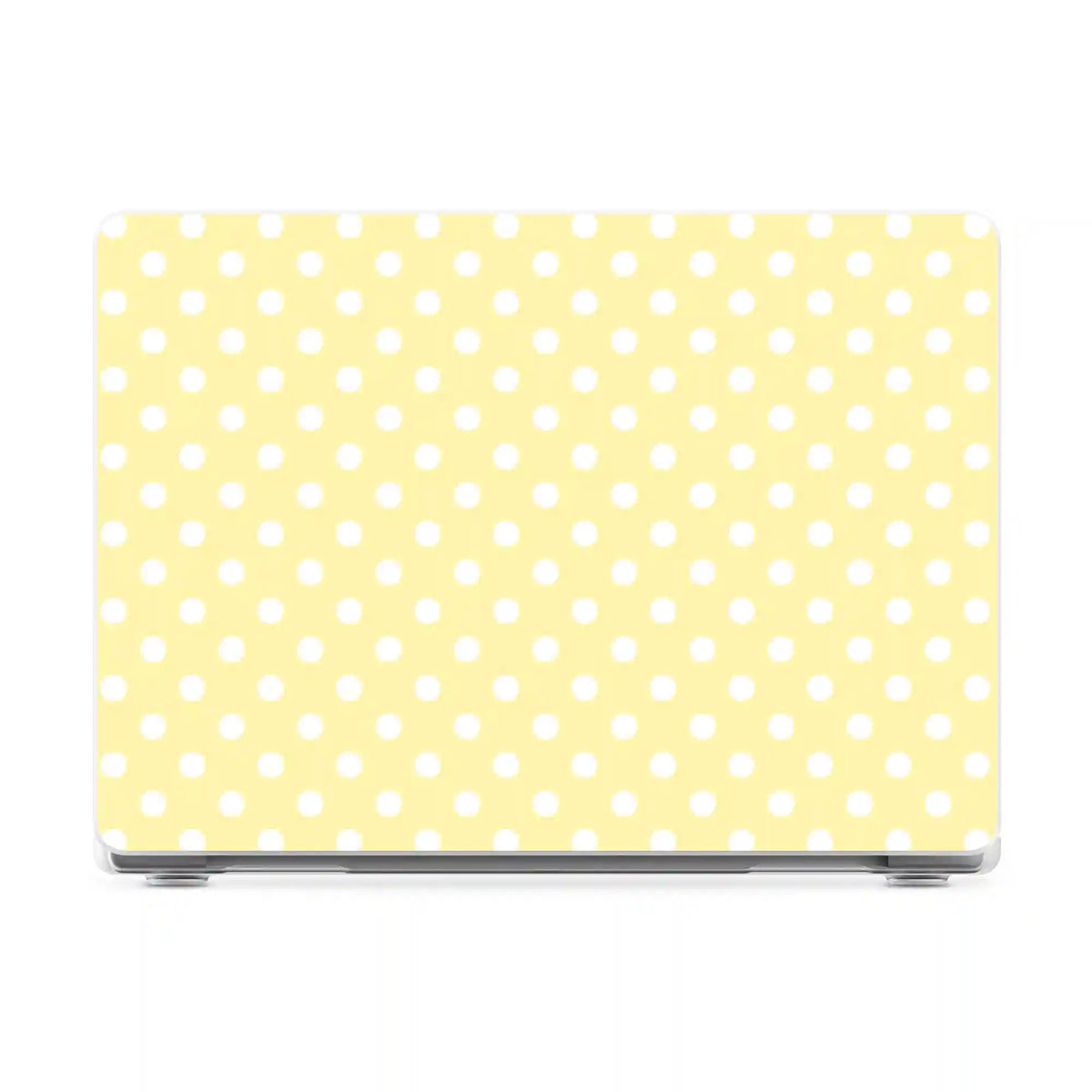 Spotted in SoHo | Yellow Polka Dot Laptop Shell