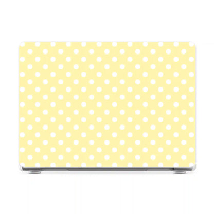 Spotted in SoHo | Yellow Polka Dot Laptop Shell