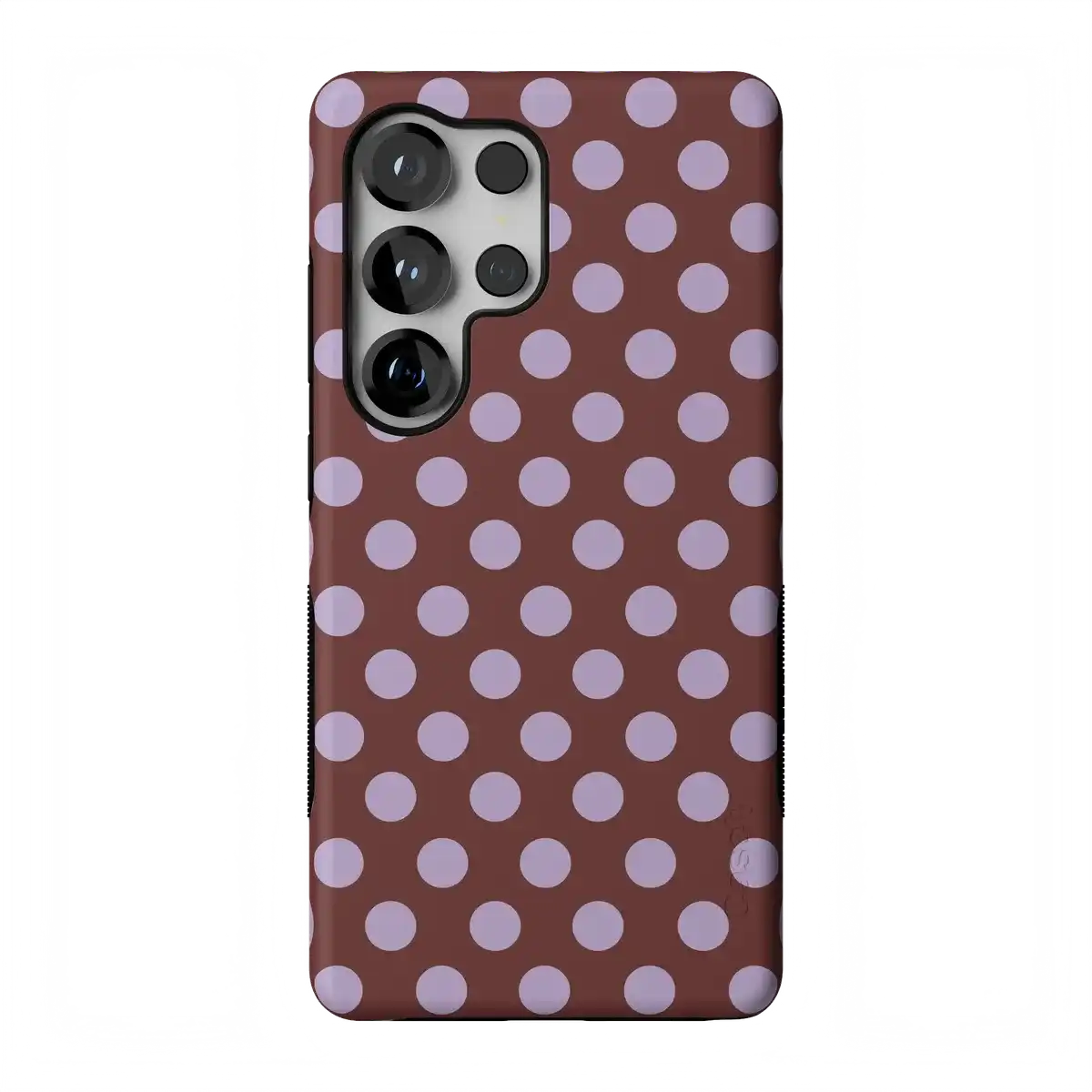 Spotted in SoHo | Burgundy Polka Dot Case