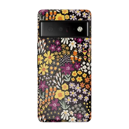 Falling for You | Plum Floral Google Pixel Case