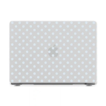 Spotted in SoHo | Light Blue Clear Polka Dot Laptop Shell