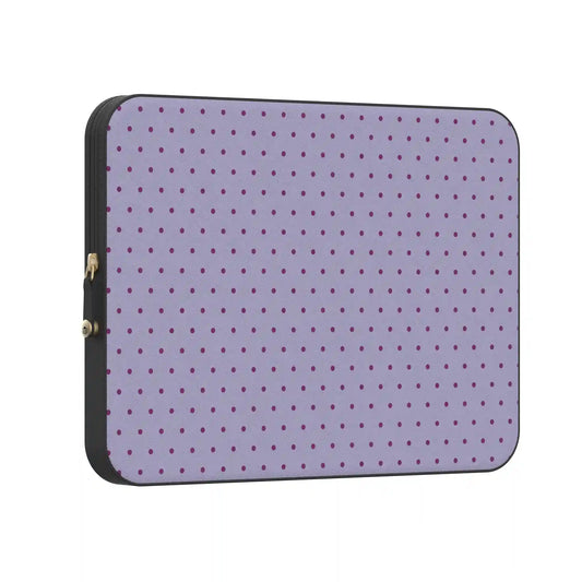 On the Dot | Purple & Plum Polka Dot Laptop Case