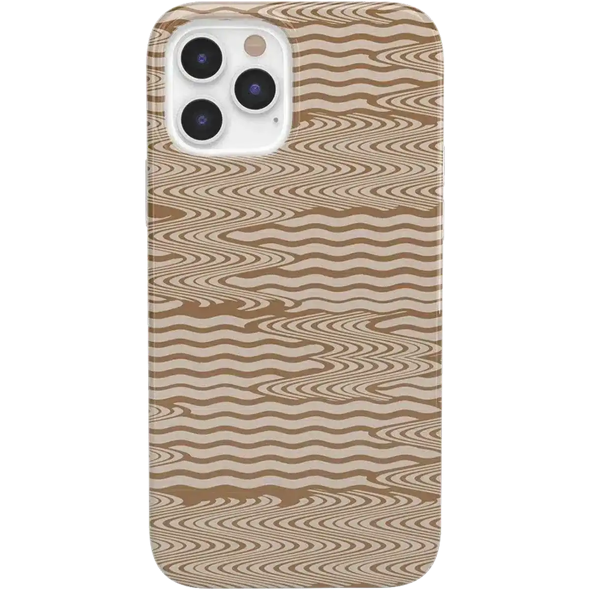 Mocha Ripple | Brown Waves Case