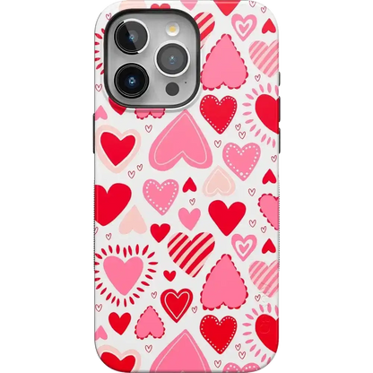 Love Struck | Heart Stickers Case
