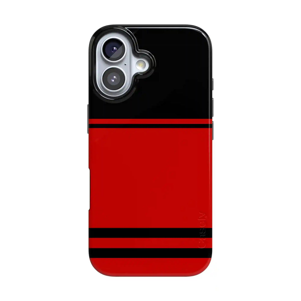 Storm Warning | Black & Red Stripes Case