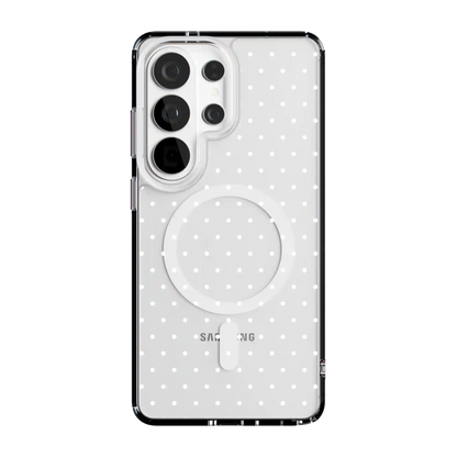 On the Dot | White Polka Dot Case