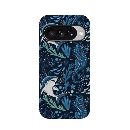 Midnight Reef | Shark Print Case