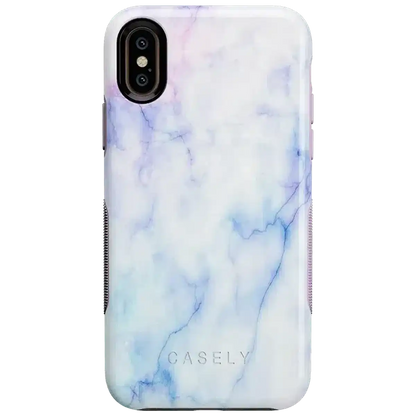 Cotton Candy | Blue & Purple Marble Case