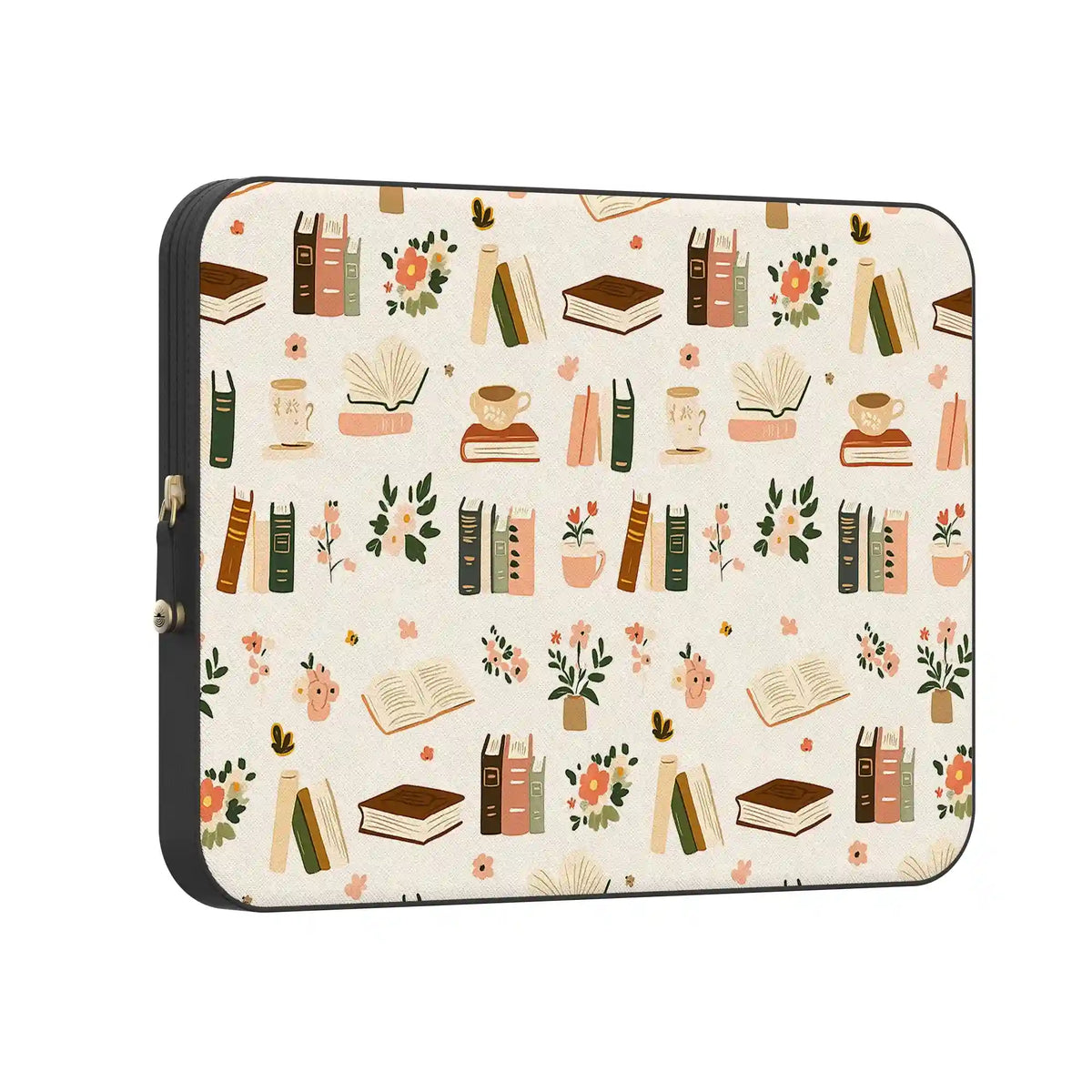 Cozy Fiction | Books & Blooms Laptop Case
