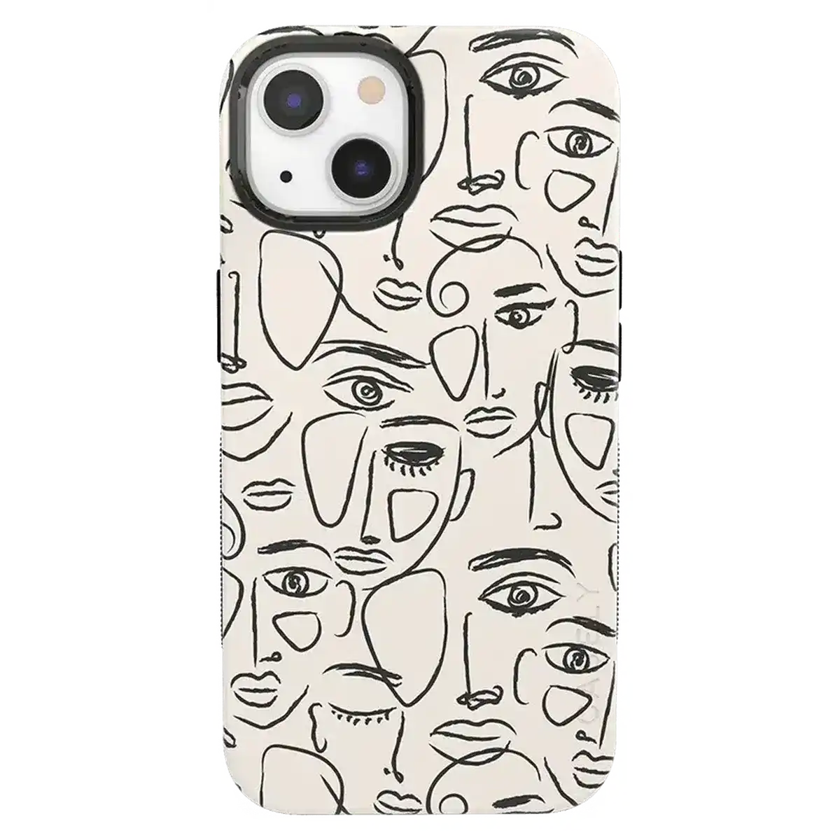 We're All Human | Minimal Face Art Case