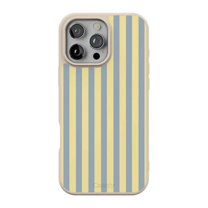 Coastline Stripes | Blue & Yellow Case