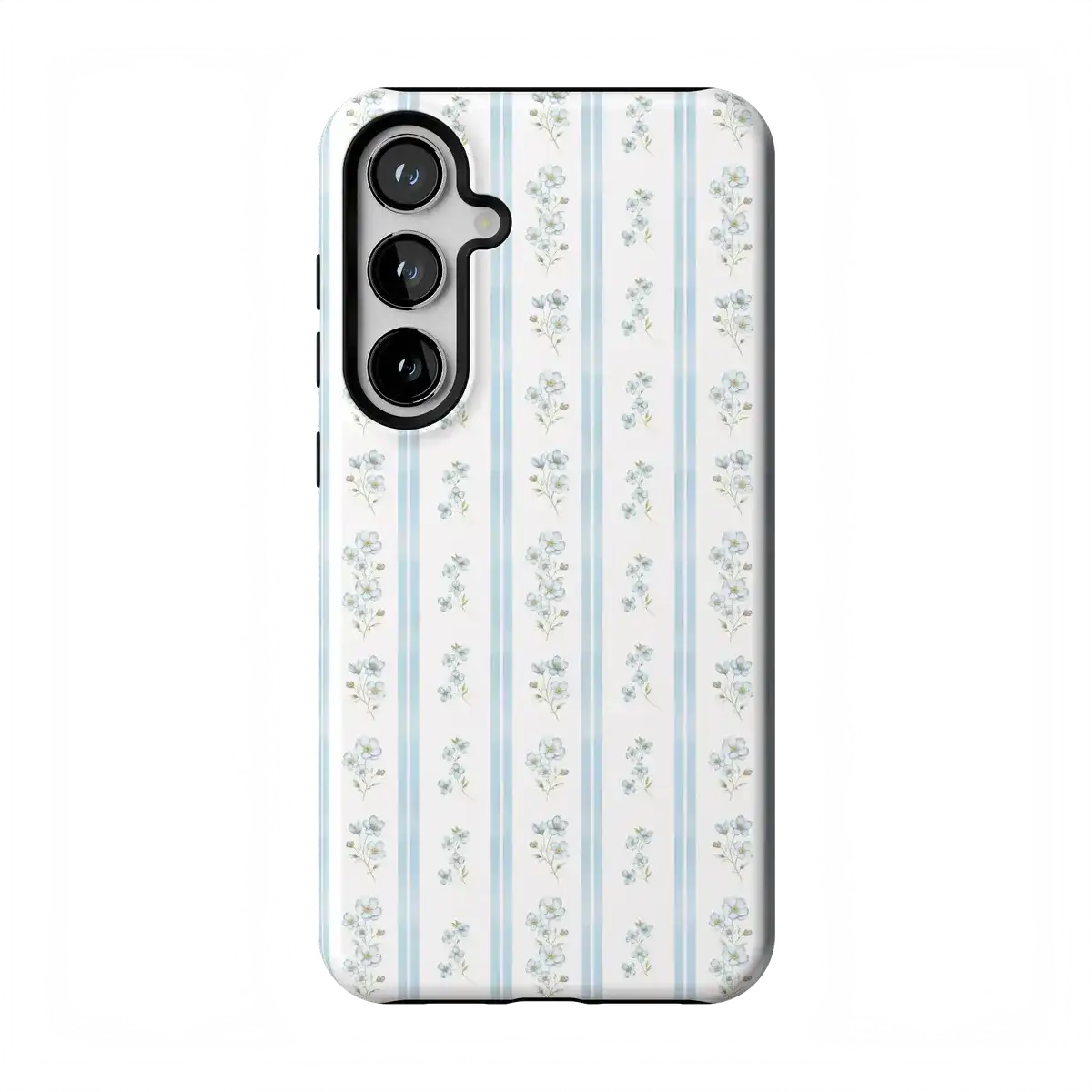 Cottage Stripe | Blue Floral Case