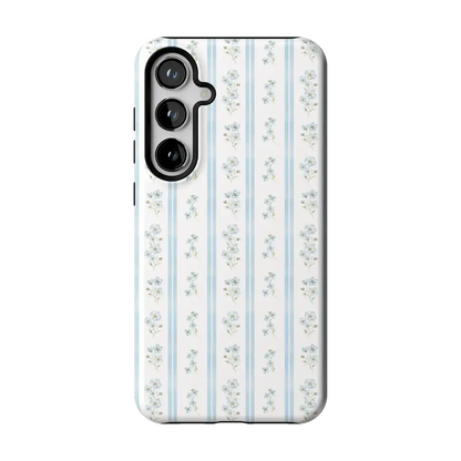 Cottage Stripe | Blue Floral Case