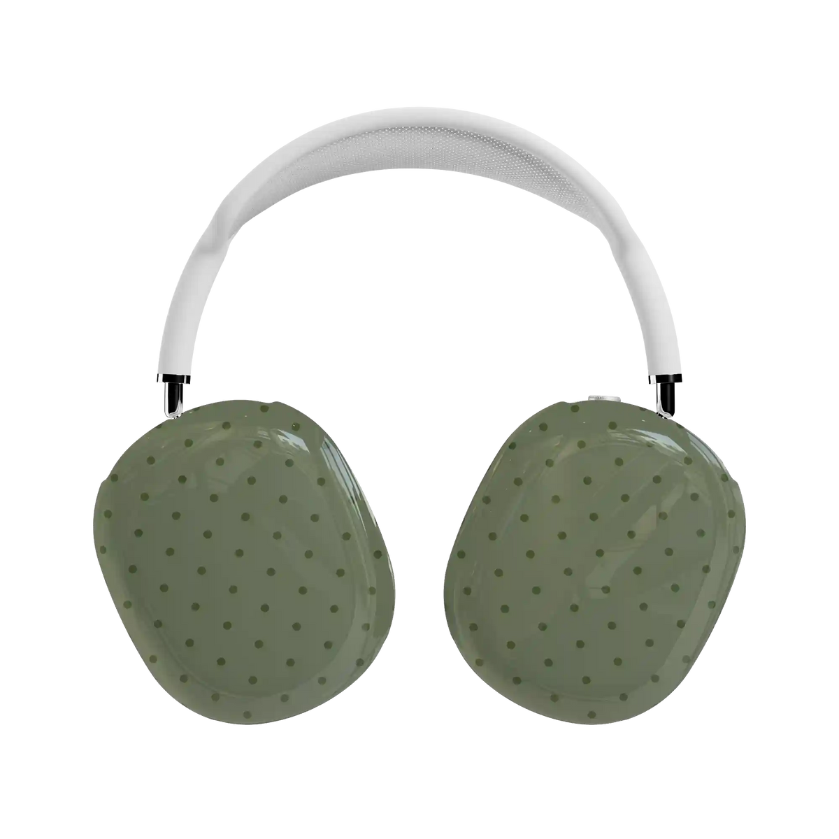 On the Dot | Olive Green Polka Dot AirPods Max Case